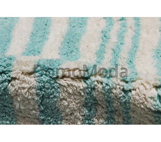 Коврик для ванной Indian Handmade Strip RIS-BTH-5223 BLUE - высокое качество по лучшей цене в Украине изображение 2.